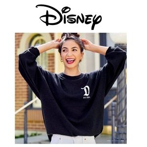 Official Disneyland Resort Spirit Jersey Sweater black and white size xs